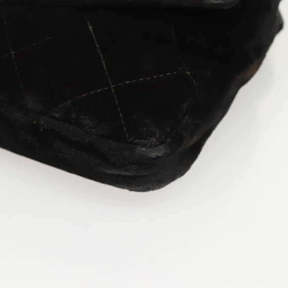 Chanel Black/Gold Velvet Velor Waist Bag - Picture 11 of 16